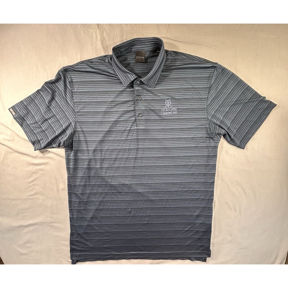 Dunning Golf Polo The Old Course St Andrews Men's‎ XL Scotland With Flaws